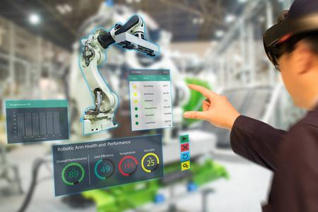 智能工厂使用自动化机器人手臂物联网工业机器人4.